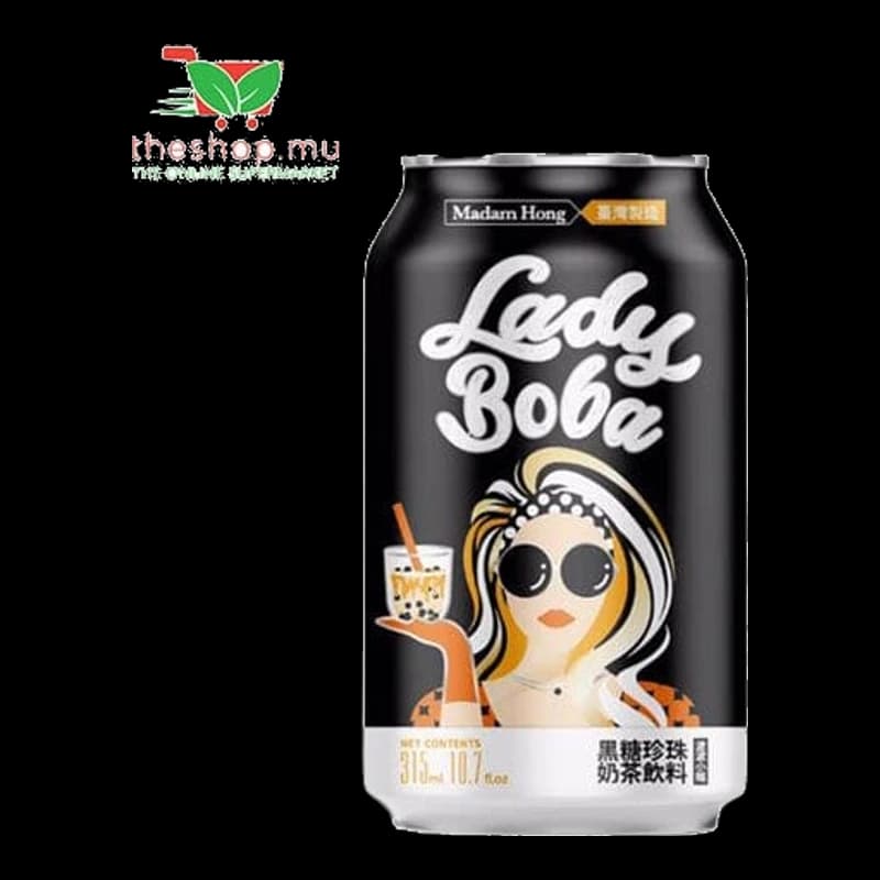 Lady Boba, Bubble Tea Brown Sugar, 315 ml