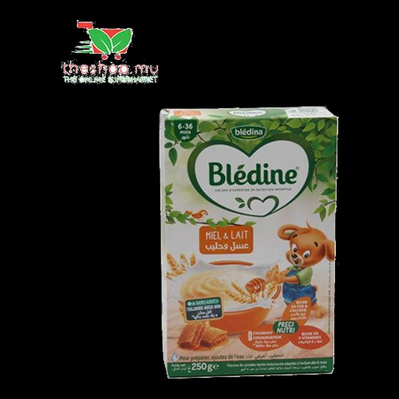Bledina, Bledine Honey & Milk, 6-36 months, 250g